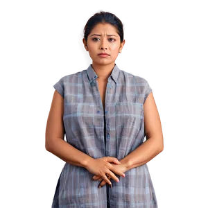 Sad Person With Folded Hands Png Sda PNG image