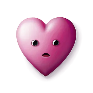Sad Pink Heart Emoji PNG 77 PNG