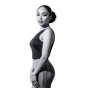 Sade In Black And White Png 06242024 PNG image