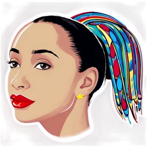 Sade's Classic Beauty PNG Kin