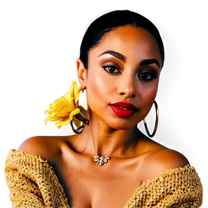 Sade's Glamorous Look PNG 15