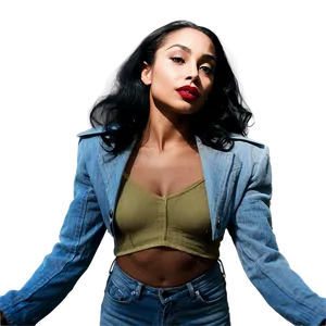 Sade's Signature Look PNG 95
