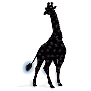 Safari Giraffe Silhouette PNG Nbm83