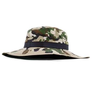Safari Hat With Camouflage PNG 06212024