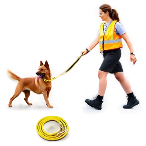Safety Dog Leash PNG Owa28 PNG