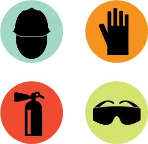 Safety Equipment Icons PNG