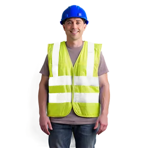 Safety Vest Mockup PNG 17