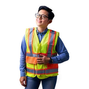 Safety Vest Mockup PNG Cts