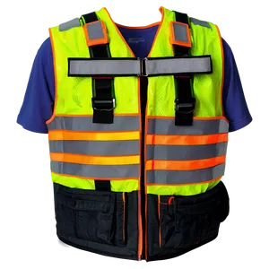 Safety Vest Outline PNG 06282024