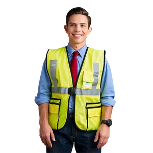 Safety Vest With Id Pocket PNG 91 PNG