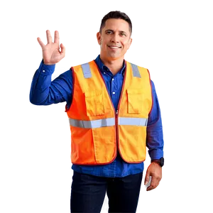 Safety Vest With Reflective Tape PNG 16 PNG