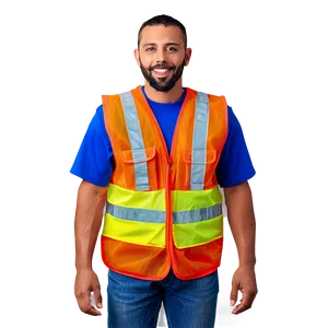 Safety Vest With Reflective Tape PNG 74 PNG