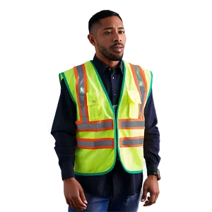 Safety Vest With Sleeves PNG 68