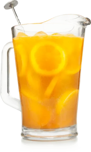 Saffron Infused Citrus Pitcher PNG image