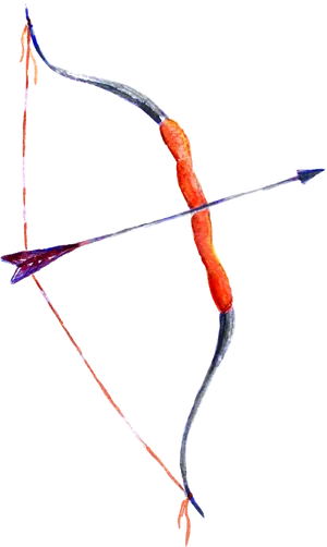 Sagittarius Archer Bowand Arrow PNG image