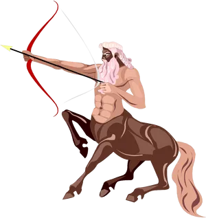 Sagittarius Archer Centaur Illustration PNG image