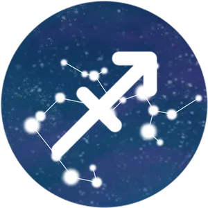 Sagittarius Zodiac Sign Constellation PNG image