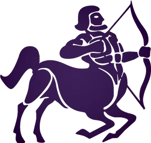 Sagittarius Zodiac Silhouette PNG image