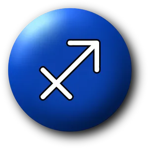 Sagittarius Zodiac Symbol Icon PNG image