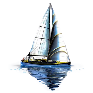 Sailboat In Arctic Waters PNG Hgh94 PNG