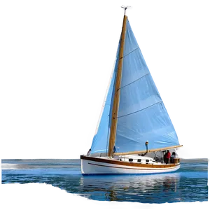 Sailboat In Arctic Waters PNG Kbo45 PNG