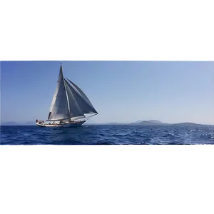 Sailboat On Horizon PNG Qli
