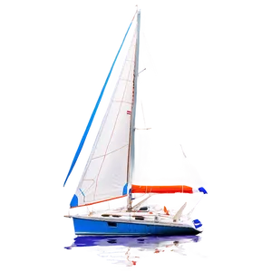 Sailboat Reflection Water PNG 19 PNG