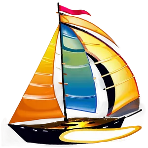 Sailboat Sunset Silhouette PNG Cvi PNG