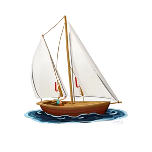 Sailboat Voyage Oh The Places You'll Go Png 06212024 PNG image