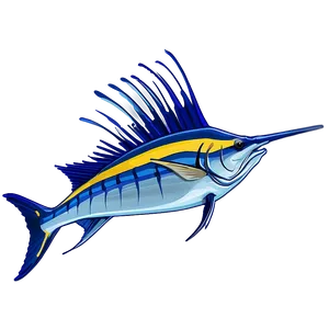 Sailfish And Coral Reef Png 70 PNG image