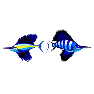 Sailfish And Coral Reef Png Ham65 PNG image