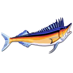 Sailfish Illustration PNG Nyv34