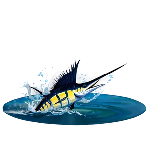 Sailfish In Water PNG 36