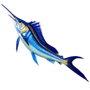 Sailfish With Open Bill PNG Sny64 PNG