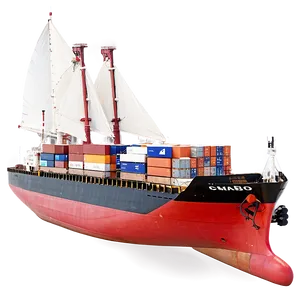 Sailing Cargo Ship PNG Opo74 PNG
