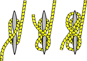 Sailing Knot Sequence Illustration PNG image