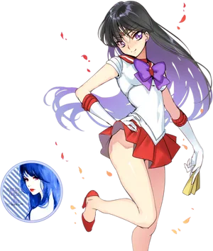 Sailor Mars Anime Character PNG image