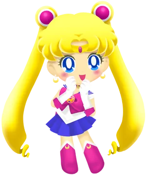 Sailor Moon Cute Pose PNG image