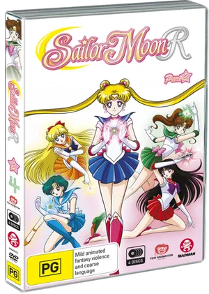 Sailor Moon R Part2 D V D Cover PNG image