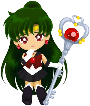 Sailor Pluto Anime Character PNG image