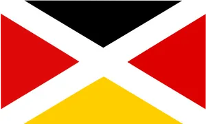 Saint Andrews Cross Flag Design PNG image