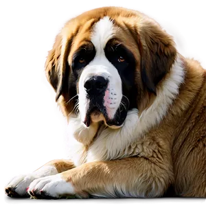 Saint Bernard Lazy Day PNG 06252024 PNG