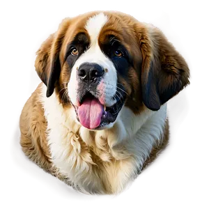 Saint Bernard Lazy Day PNG Cbt PNG