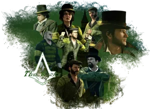 Saint Patricks Day Video Game Characters Collage
