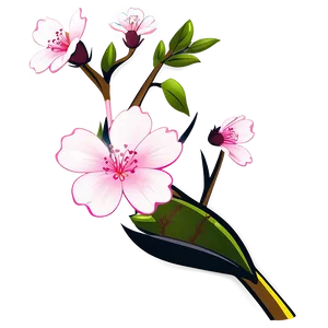 Sakura Flower Cartoon PNG 06202024 PNG