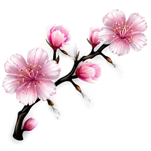 Sakura Flower Frame PNG Gtn PNG
