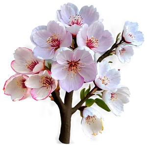 Sakura Flower Sunset View PNG Ona94 PNG