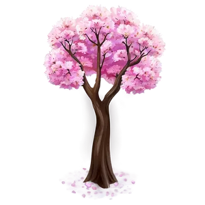 Sakura Tree In Anime Style Png Xsy PNG image