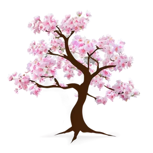 Sakura Tree In Full Bloom Png Ffj26 PNG image