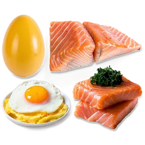 Salmon And Egg Breakfast Png 73 PNG image